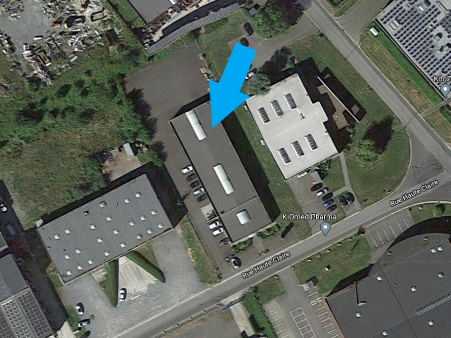 Bâtiment semi-industriel mis en vente par ImmoQuest aux Hauts-Sarts - rue Haute Claire